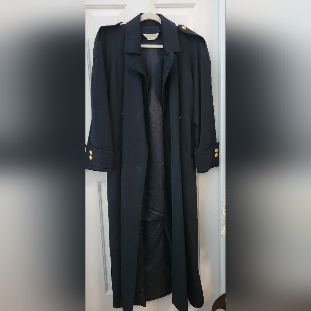 Austin Reed Large Black Trench Coat